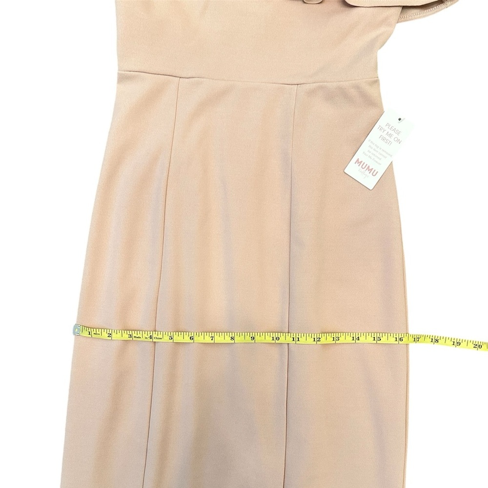 SHOW ME YOUR MUMU Florentine Maxi Dress Pink One Shoulder Women XS $188 MSRP NWT - Picture 13 of 15